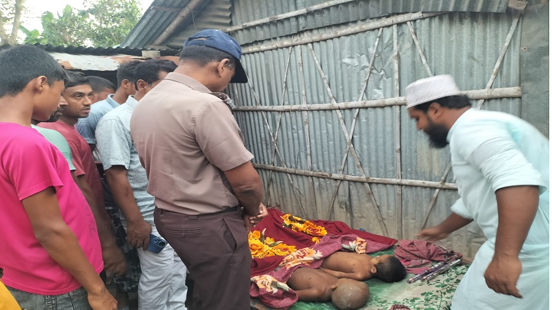 ভোলাহাটে হাঁস পালনের জন্য তৈরী গর্তের পানিতে ডুবে দুই শিশুর মৃুত্য